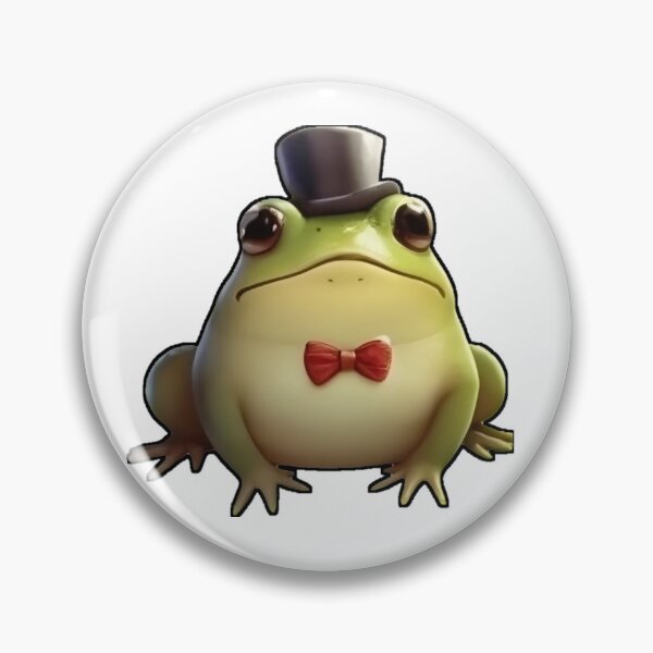 Item preview, smart frog in bow tie designed and sold by Pixel1701.