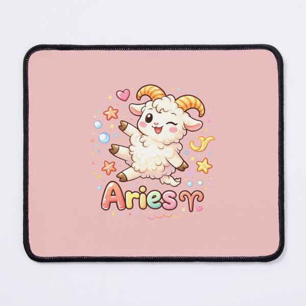 Item preview, Zodiac Sign - Aries Cute Pastel Design designed and sold by Doodle Deluxe Co..
