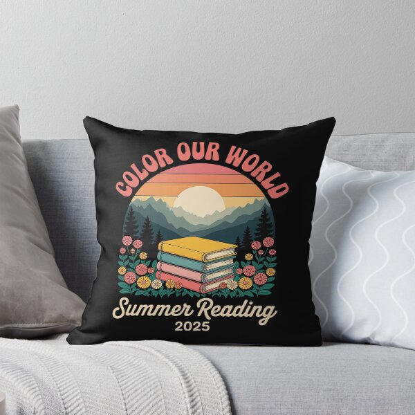 Item preview, Color Our World Summer Reading 2025 Cute Book Wildflowers 7 designed and sold by MarryIsMonth.