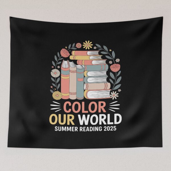 Item preview, Color Our World Summer Reading 2025 Librarian Teacher Kids  designed and sold by MarryIsMonth.