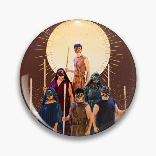 Item preview, Antigone: Six of Wands Chorus Tarot Card Sticker  designed and sold by KTCMerchandise.