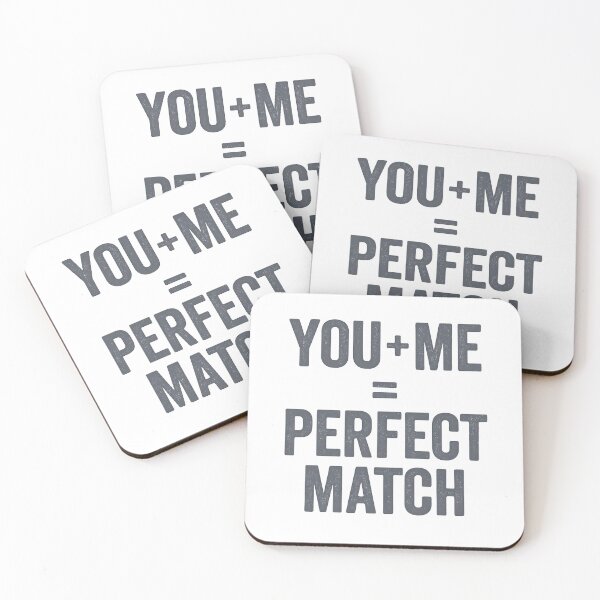 Item preview, You + Me = Perfect Match – Minimal Valentine Design designed and sold by SVALANART.