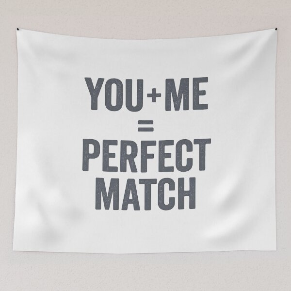 Item preview, You + Me = Perfect Match – Minimal Valentine Design designed and sold by SVALANART.