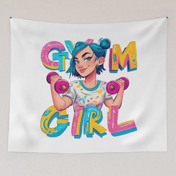 Item preview, Gym Girl Training designed and sold by PrintsGoFunky.