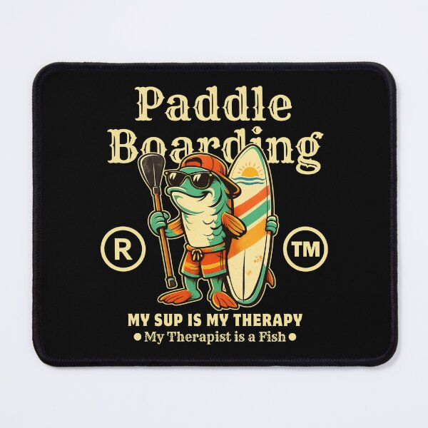 Item preview, Paddle boarding fish designed and sold by Peerless-Prime.