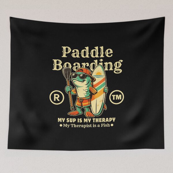 Item preview, Paddle boarding fish designed and sold by Peerless-Prime.