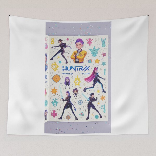 Item preview, Huntrix World Tour Sticker Collection designed and sold by DreamistStore.