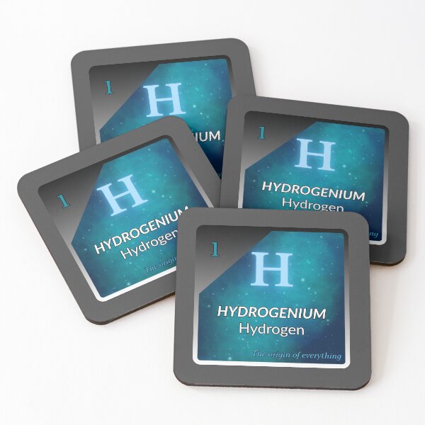 Item preview, Hydrogen Element Poster – Hydrogenium Periodic Table Science Design designed and sold by TestudoDesign.