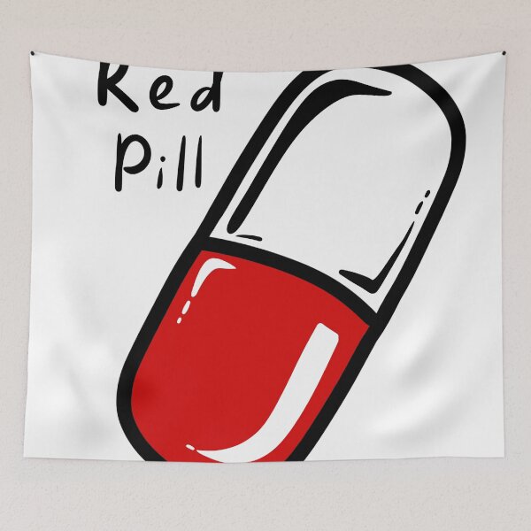 Item preview, Wake Up Reality Red Pill Graphic Art designed and sold by LYAN-STORE.