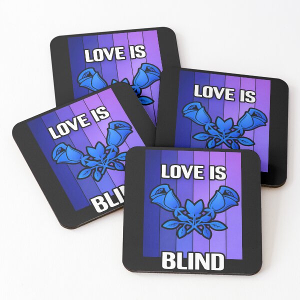 Item preview, Love Is Blind – Bold Rose Typography Art designed and sold by DariusZD.