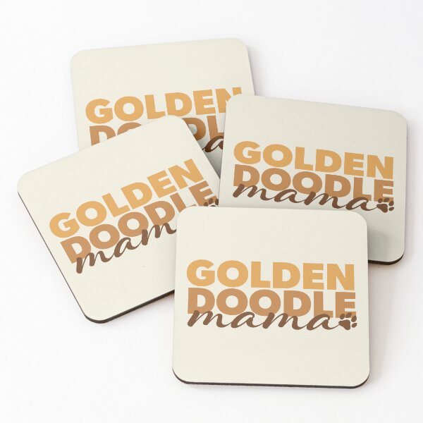 Item preview, Golden Doodle Mama in white designed and sold by Rachel Dash-Williams Creative.
