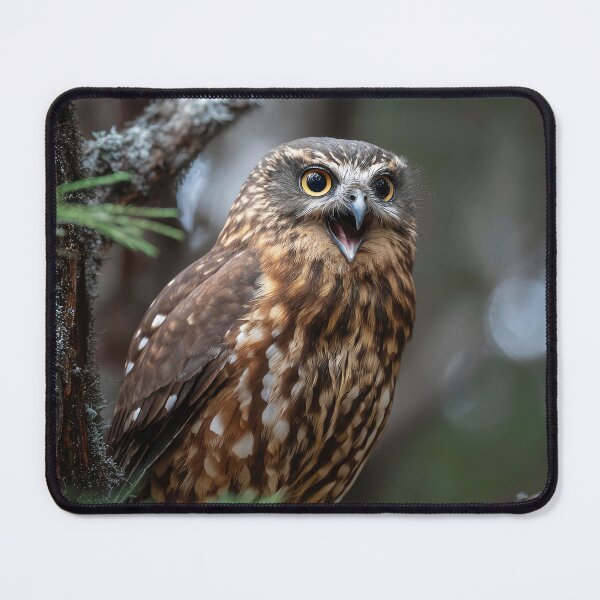Item preview, The Enigmatic Morepork Owl Sings designed and sold by Brendon987.