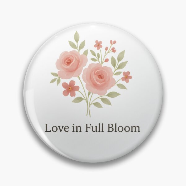 Item preview, Love in Full Bloom – Floral Valentine Design designed and sold by SVALANART.