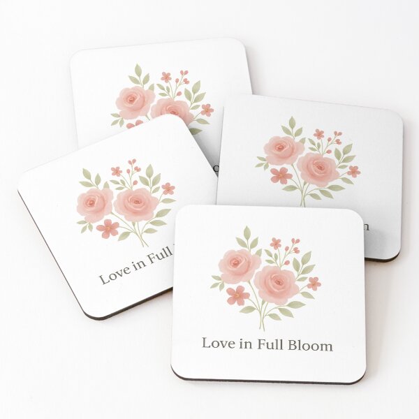 Item preview, Love in Full Bloom – Floral Valentine Design designed and sold by SVALANART.