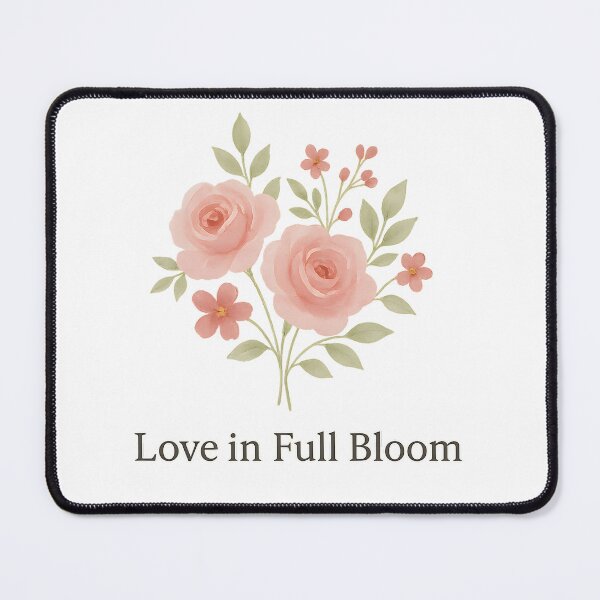 Item preview, Love in Full Bloom – Floral Valentine Design designed and sold by SVALANART.
