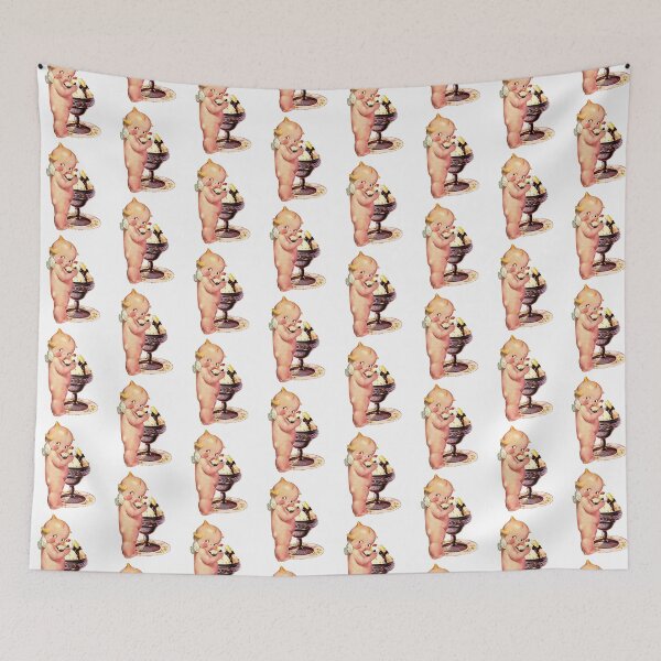 Item preview, vintage cherub ice cream  designed and sold by delicate-pov.