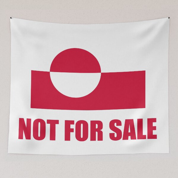 Item preview, Flag Of Greenland NOT FOR SALE  designed and sold by Inspirationmotivation.