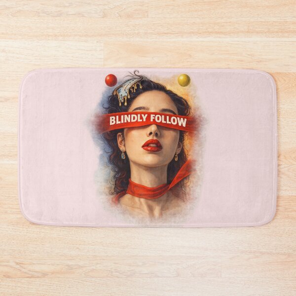 Item preview, Blindly Follow. Blindfolded woman  designed and sold by Natart1004.