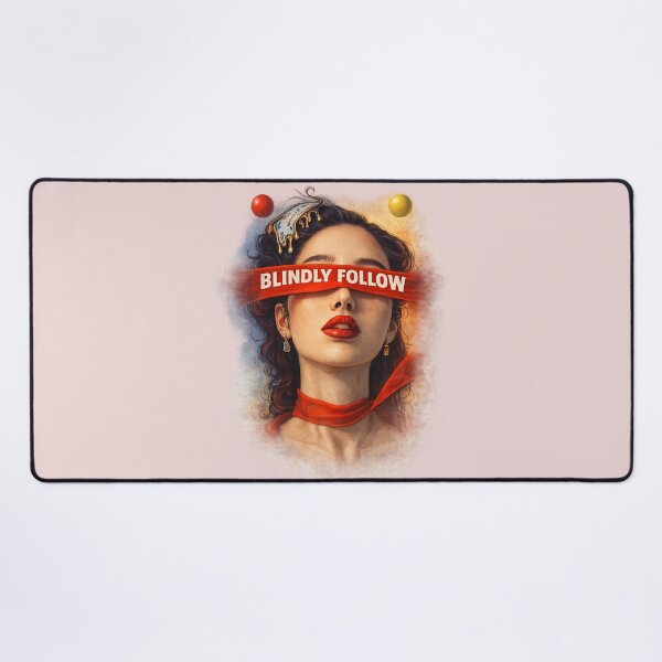 Item preview, Blindly Follow. Blindfolded woman  designed and sold by Natart1004.