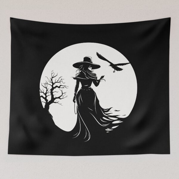 Item preview, Witch of the Mysterious Forest designed and sold by PrintsGoFunky.
