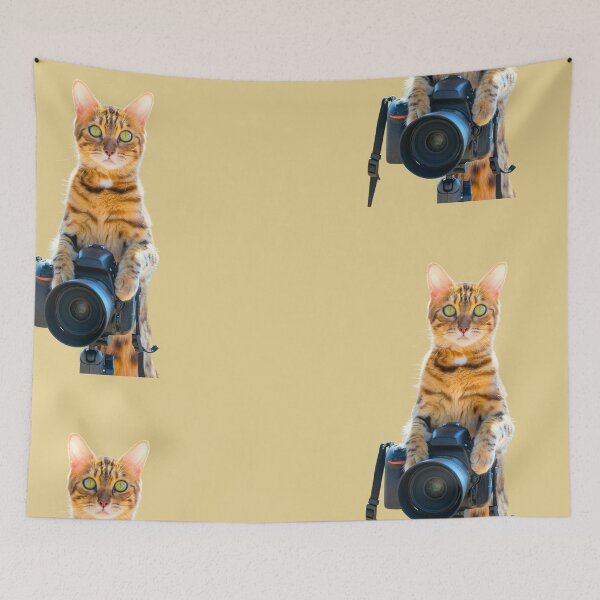 Item preview, Professional Photographer Cat - Funny Feline with Camera designed and sold by Great Sun.