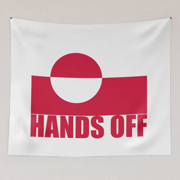 Item preview, Flag Of Greenland - hands off designed and sold by Inspirationmotivation.