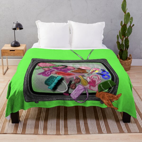 Item preview, Glam Retro TV Fashion Art designed and sold by PAPMEOUTSIDEE.