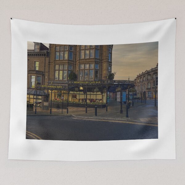 Item preview, Sunset on Bettys Tearooms, Harrogate designed and sold by RJW Images.