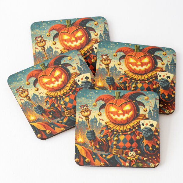 Item preview, Headless Horseman Court Jester - Mid Century Retro Pop Illustration designed and sold by TheHorsemanRidesAgain.