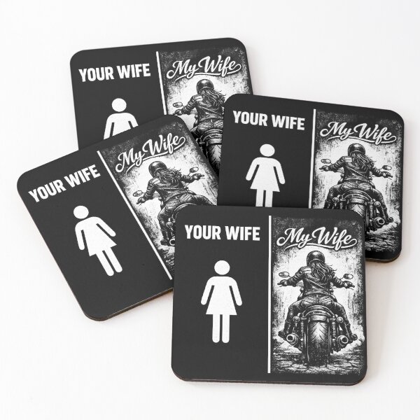 Item preview, Your Wife My Wife Biker - cool design designed and sold by FamaPod.