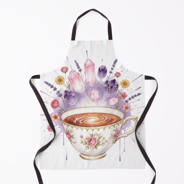 Item preview, Celestial Tea & Crystals | Ethereal Watercolor Splash Art designed and sold by Thaliandra.
