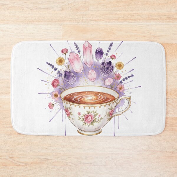 Item preview, Celestial Tea & Crystals | Ethereal Watercolor Splash Art designed and sold by Thaliandra.