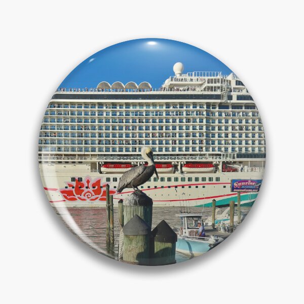 Item preview, Brown Pelican Giant Cruise Ship Port Canaveral Florida  designed and sold by Easley-Does-It.