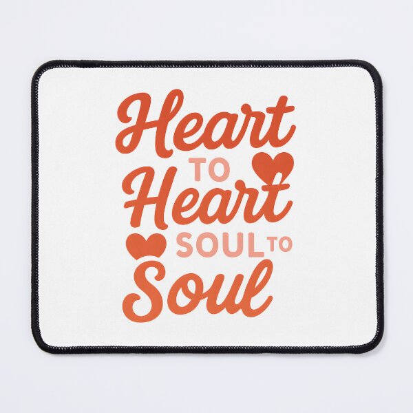 Item preview, Heart to Heart Soul to Soul – Deep Love Valentine Design designed and sold by SVALANART.