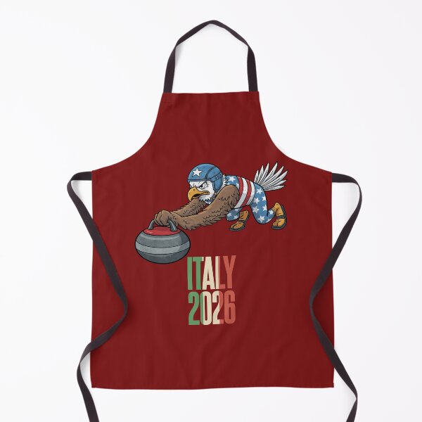 Item preview, Curling Eagle – Sweeping Toward Italy 2026 designed and sold by CARPIO Creations.