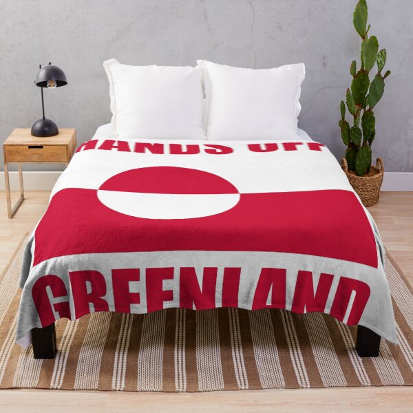 Item preview, Hands off Greenland Flag designed and sold by Inspirationmotivation.