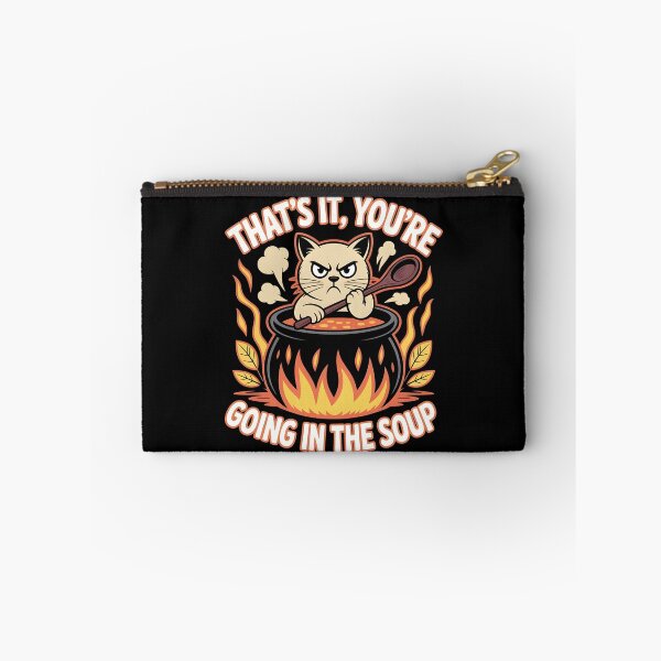 Item preview, That's It You're Going in The Soup Funny Cat Wizard Meme designed and sold by BLZART.