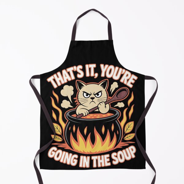 Item preview, That's It You're Going in The Soup Funny Cat Wizard Meme designed and sold by BLZART.