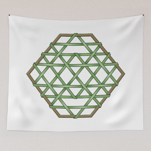Artikelvorschau, Das Drei-Yantra-Gewebe entworfen und verkauft von palmprints.