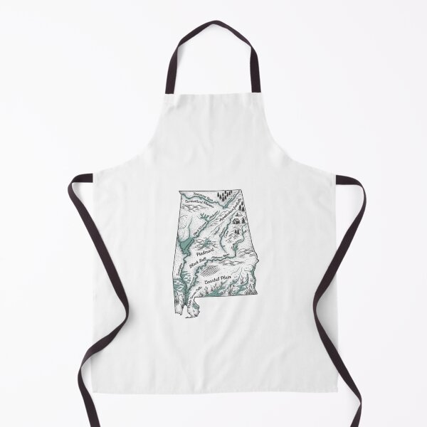 Item preview, Alabama Illustrated Map – Hand-Drawn Rivers & Nature Adventure Sketch designed and sold by Paper Drip.