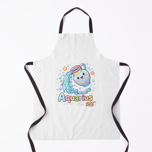 Item preview, Zodiac Sign - Aquarius Cute Pastel Design designed and sold by Doodle Deluxe Co..