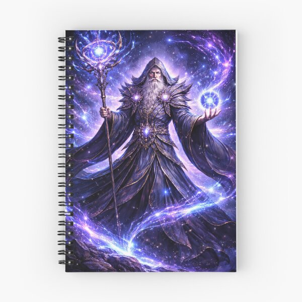 Item preview, Arcane Archmage of the Cosmos – Celestial Wizard of Pure Magical Power designed and sold by DrakariArt.