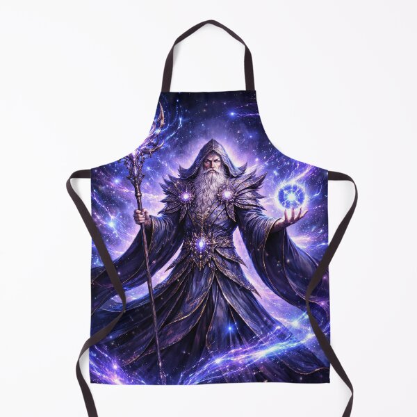 Item preview, Arcane Archmage of the Cosmos – Celestial Wizard of Pure Magical Power designed and sold by DrakariArt.