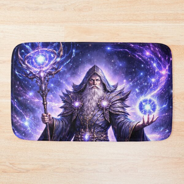 Item preview, Arcane Archmage of the Cosmos – Celestial Wizard of Pure Magical Power designed and sold by DrakariArt.