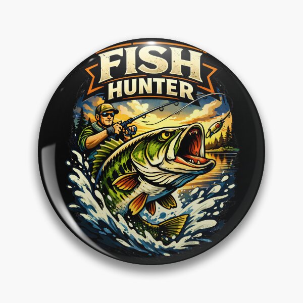 Item preview, Fish Hunter, Fish Classic designed and sold by ArtMatLab.