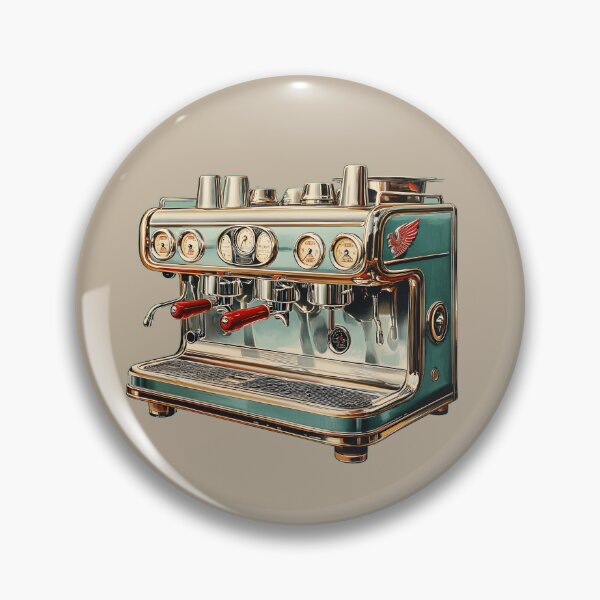 Item preview, Vintage Espresso Machine – Classic Coffee Lover Art designed and sold by ys96.