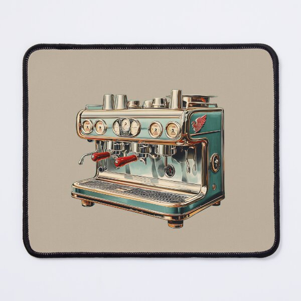 Item preview, Vintage Espresso Machine – Classic Coffee Lover Art designed and sold by ys96.