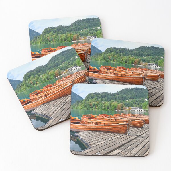 Item preview, Wooden boats, Lake Bled,summer season designed and sold by goceris.