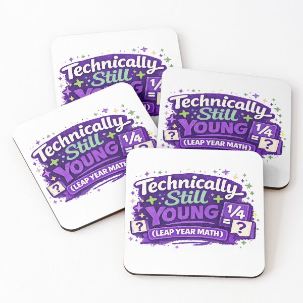 Item preview, Technically Still Young - Leap Year Math Sticky Note designed and sold by Leap29 Designs.