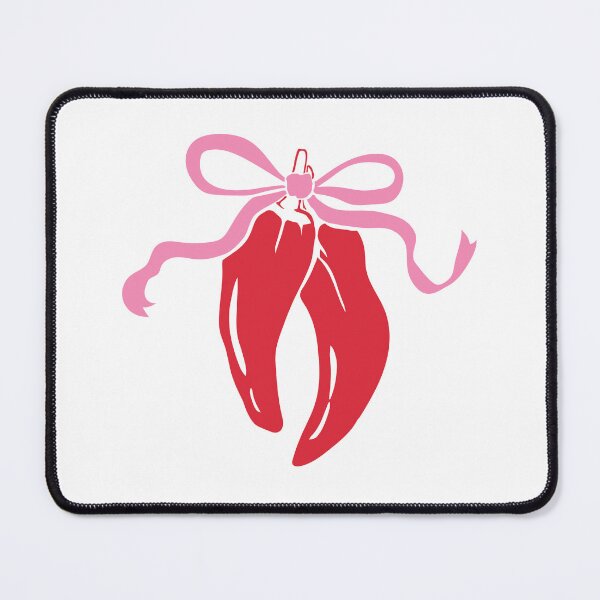 Item preview, Two red chilies tied with a bow designed and sold by ketrena.